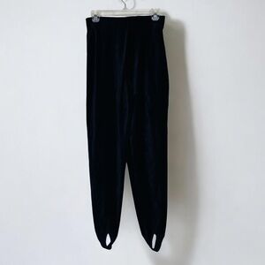VALERIE STEVENS Black Corduroy High Waist Vintage Stir Up Pants MEDIUM 90s